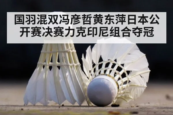 国羽混双冯彦哲黄东萍日本公开赛决赛力克印尼组合夺冠
